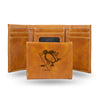 Pittsburgh Penguins Wallet Trifold Laser Engraved - Rico Industries