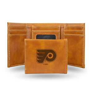 Philadelphia Flyers Wallet Trifold Laser Engraved - Rico Industries