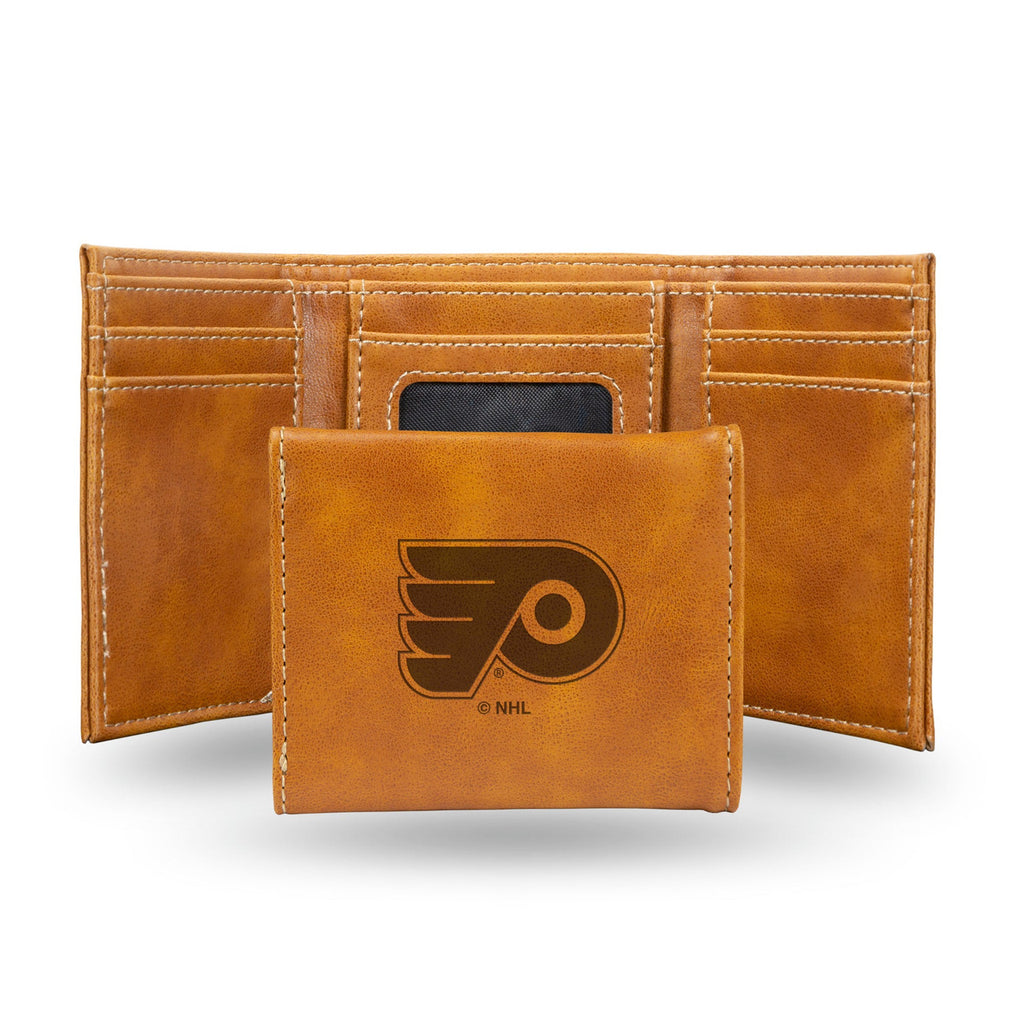 Philadelphia Flyers Wallet Trifold Laser Engraved - Rico Industries