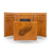 Detroit Red Wings Wallet Trifold Laser Engraved - Rico Industries