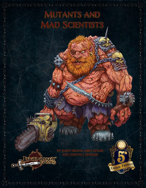 Legendary Games LGP377CC135E Mutants and Mad Scientists - 5th Edition Game