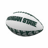 Logo Brands 172-93MR-3 Michigan State Repeating Mini-Size Rubber Football
