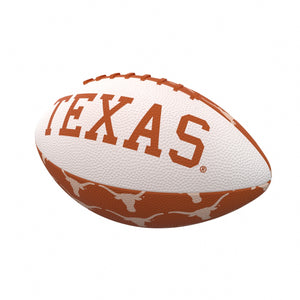 Logo Brands 218-93MR-3 Texas Repeating Mini-Size Rubber Football