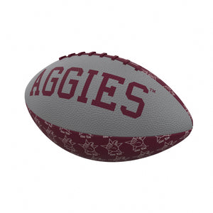 Logo Brands 219-93MR-3 Texas A&M Repeating Mini-Size Rubber Football