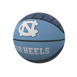 Logo Brands 185-91MR-1 North Carolina Repeating Logo Mini-Size Rubber Basketball