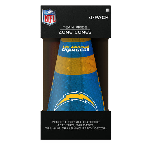 Los Angeles Chargers Zone Cones 4 Pack - Sporticulture