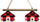LOUISVILLE 2-LIGHT EXECUTIVE GAME TABLE LIGHT - LOU-280EXGLN