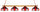 LOUISVILLE 4-LIGHT GAME TABLE LIGHT - LOU-480GLN