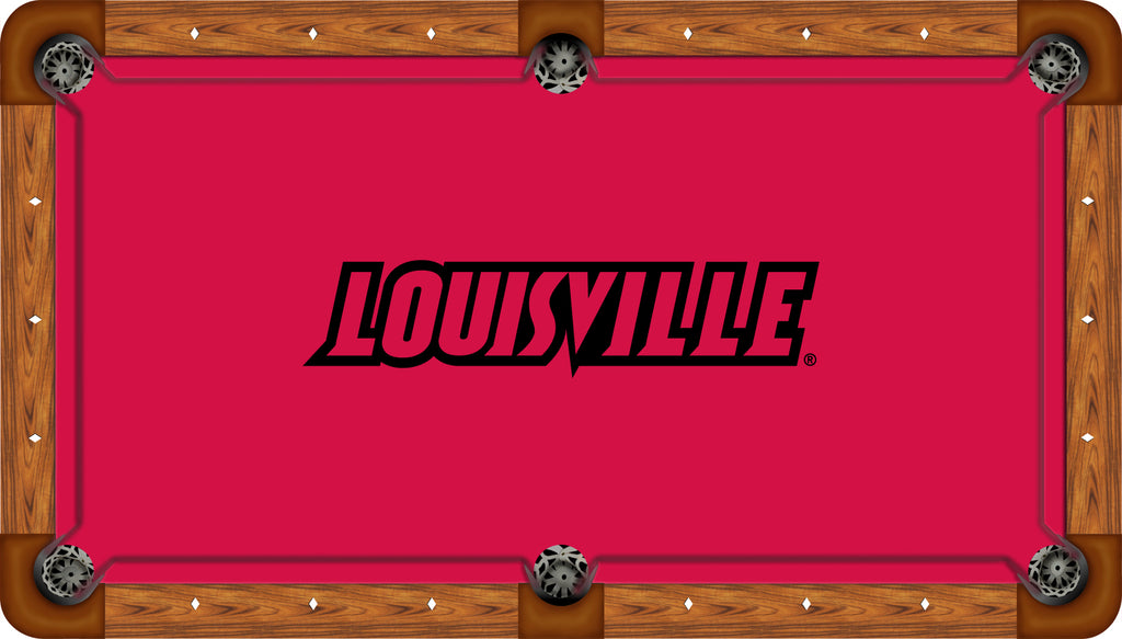 LOUISVILLE BILLIARD TABLE FELT - RECREATIONAL RED - LOUBTF201-8R