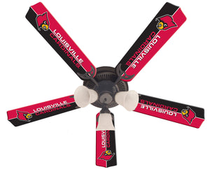 LOUISVILLE CEILING FAN - 52'' RED/BLACK - LOUFAN100-52