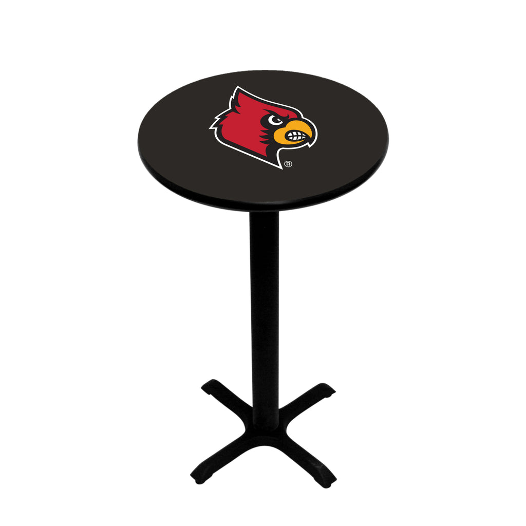 LOUISVILLE PEDESTAL PUB TABLE BLACK - LOUPTB604