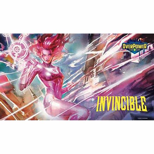 Lazarus Rising Games -  Overpower Tcg: Skybound: Premium Playmat: Invincible: Atom Eve Pre-Order