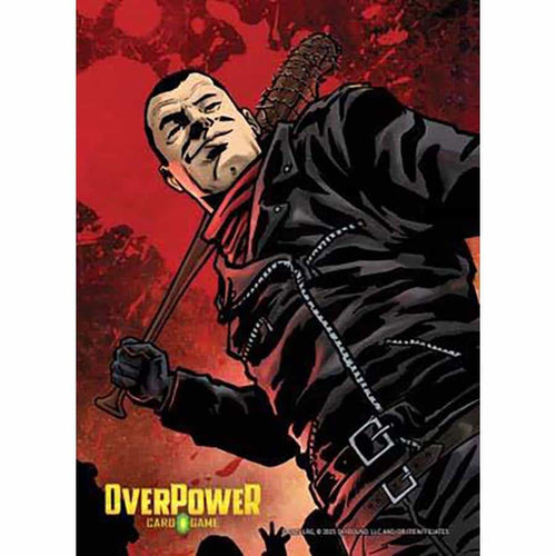 Lazarus Rising Games -  Overpower Tcg: Skybound: Full Bleed Art Sleeves: The Walking Dead: Negan (100Ct) Pre-Order