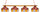 LSU 4-LIGHT EXECUTIVE GAME TABLE LIGHT - LSU-480EXGLN