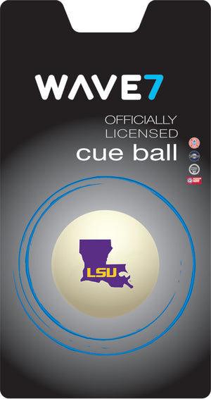 LOUISIANA STATE CUE BALL WHITE - LSUBBC900X