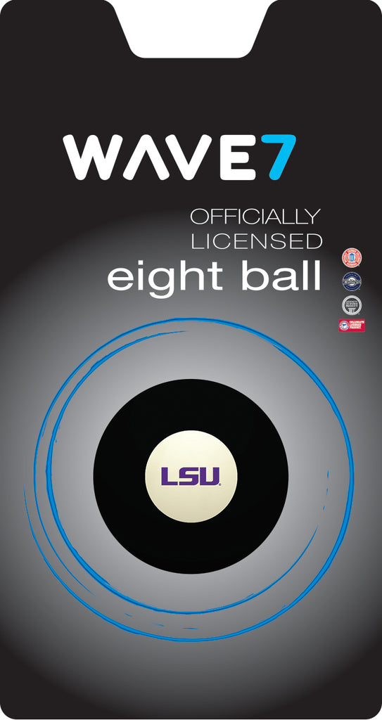 LOUISIANA STATE EIGHT BALL BLACK - LSUBBE600X