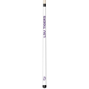 LOUISIANA STATE ENGRAVED BILLIARD CUE WHITE / PURPLE - LSUBCE101-JR