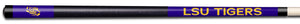LOUISIANA STATE COLOR ENGRAVED BILLIARD CUE GOLD / PURPLE - LSUBCE921