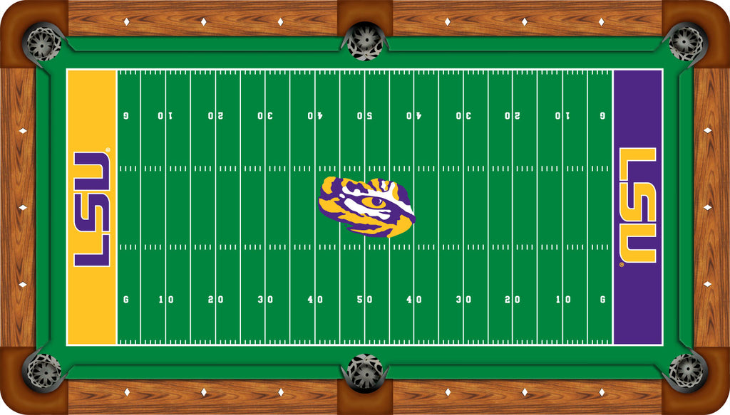 LSU BILLIARD TABLE FELT - RECREATIONAL GRIDIRON - LSUBTF000-8R