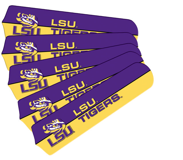 LOUISIANA STATE FAN BLADE SET PURPLE/GOLD - LSUFBL100-42