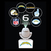 Los Angeles Chargers Spotlight Projector Mini - Sporticulture