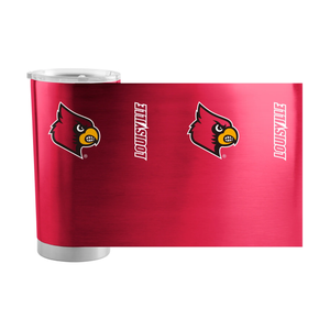 Louisville Cardinals Travel Tumbler 20oz Stainless Steel - Special Order - Logo Brands