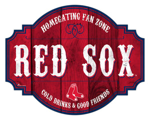 Boston Red Sox Sign Wood 12 Inch Homegating Tavern - Fan Creations