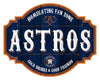 Houston Astros Sign Wood 12 Inch Homegating Tavern - Fan Creations