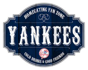 New York Yankees Sign Wood 12 Inch Homegating Tavern - Fan Creations