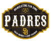 San Diego Padres Sign Wood 12 Inch Homegating Tavern - Fan Creations