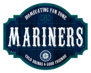 Seattle Mariners Sign Wood 12 Inch Homegating Tavern - Fan Creations