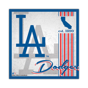 Los Angeles Dodgers Sign Wood 10x10 Album Design - Fan Creations