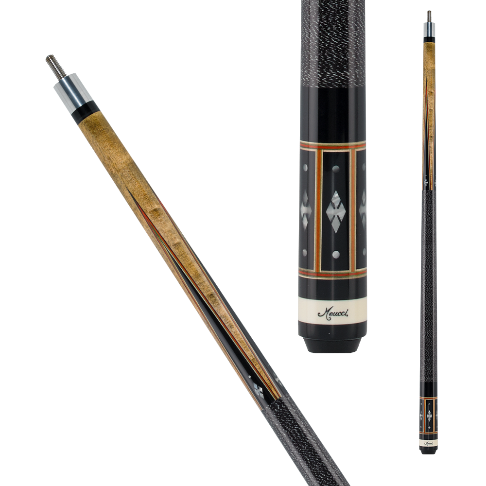 Meucci MEHP01 High Pro Pool Cue  - 19.0 oz  Black Dot Shaft Pool Cues