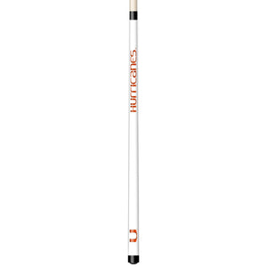MIAMI ENGRAVED BILLIARD CUE WHITE / ORANGE - MIABCE102-JR