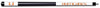MIAMI ENGRAVED BILLIARD CUE WHITE / ORANGE - MIABCE102