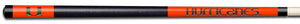 MIAMI COLOR ENGRAVED BILLIARD CUE GREEN / ORANGE - MIABCE912