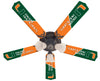 MIAMI CEILING FAN - 52'' GREEN/ORANGE - MIAFAN100-52