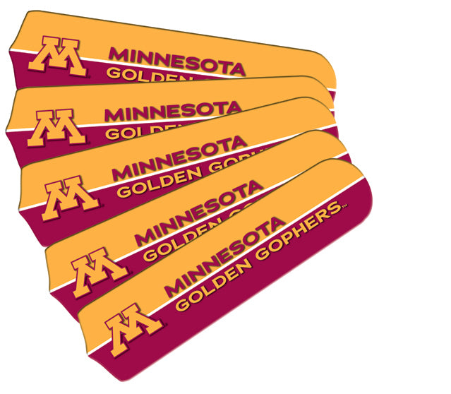 MINNESOTA FAN BLADE SET - 42'' MAROON/GOLD - MINFBL100-42