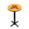 MINNESOTA PEDESTAL PUB TABLE GOLD - MINPTB212