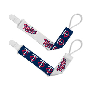 Minnesota Twins Pacifier Clips 2 Pack - Masterpieces Puzzle Company