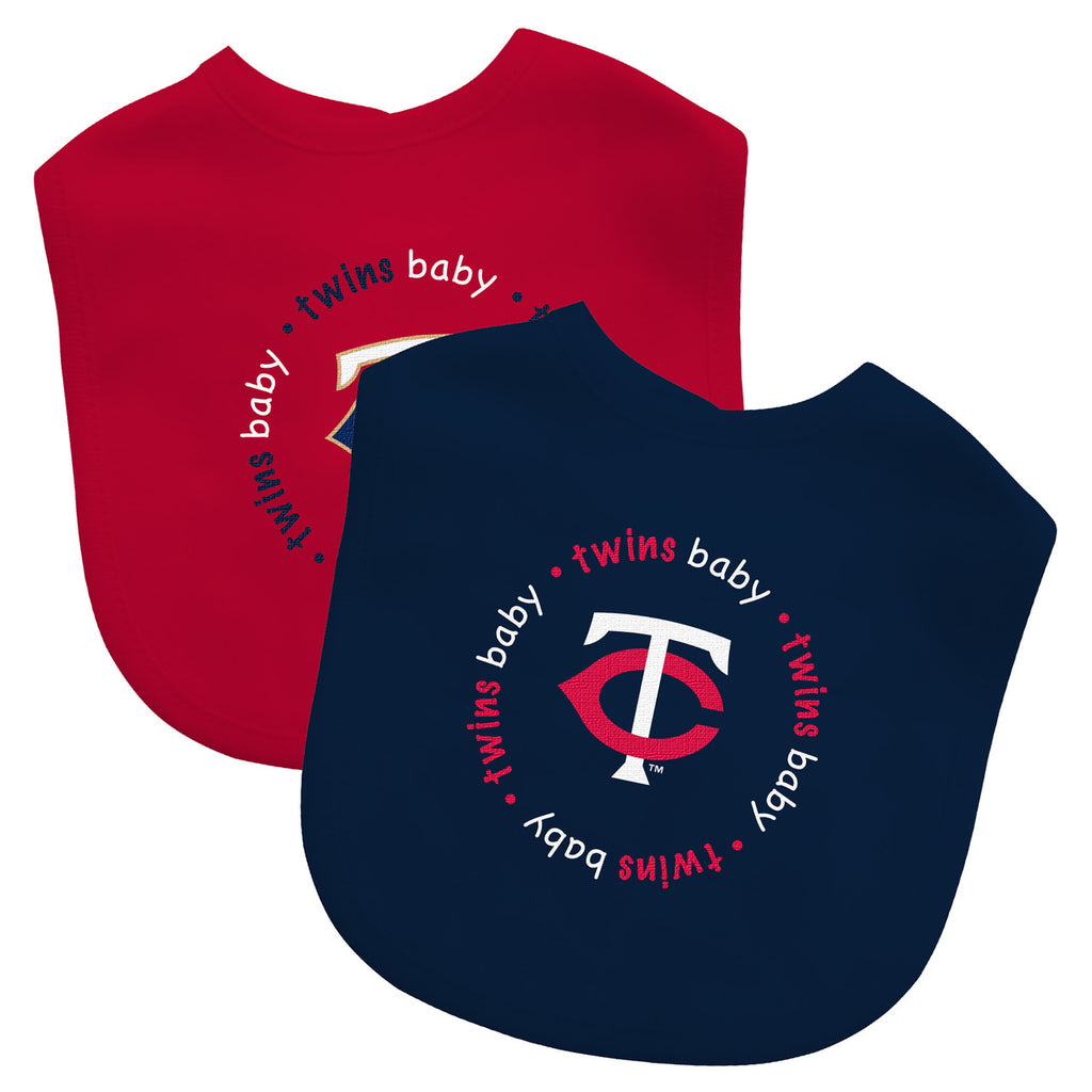 Minnesota Twins Baby Bib 2 Pack - Masterpieces Puzzle Company