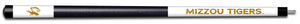 MIZZOU ENGRAVED BILLIARD CUE WHITE / GOLD - MIZBCE101
