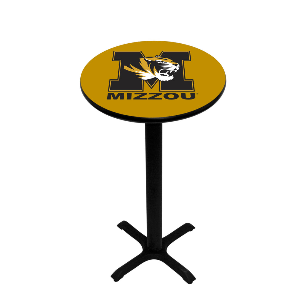 MIZZOU PEDESTAL PUB TABLE GOLD - MIZPTB141