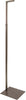 Hard Top FMB-4 Adjustable Floor Stand - Brushed Metal