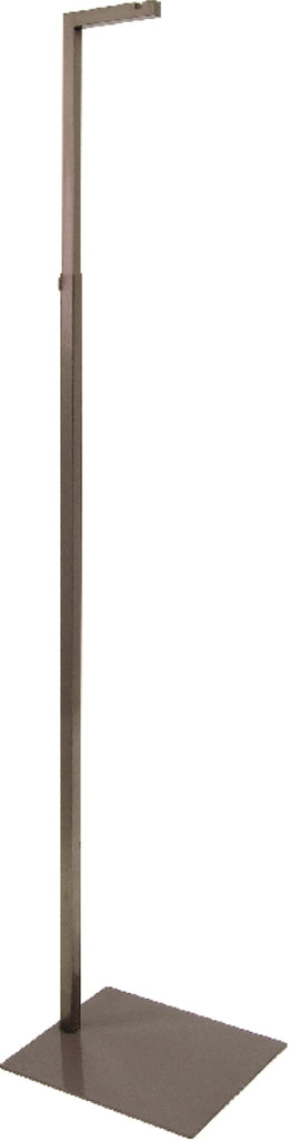 Hard Top FMB-4 Adjustable Floor Stand - Brushed Metal