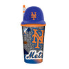 New York Mets Helmet Cup 32oz Plastic with Straw - Mojo Licensing