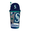 Seattle Mariners Helmet Cup 32oz Plastic with Straw - Mojo Licensing