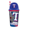 Texas Rangers Helmet Cup 32oz Plastic with Straw - Mojo Licensing