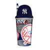New York Yankees Helmet Cup 32oz Plastic with Straw - Mojo Licensing