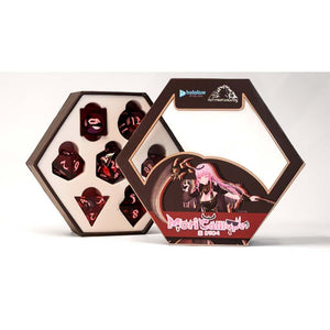 Misty Mountain Gaming -  Mori Calliope (Hololive) Sharp-Edge Resin Dice Set Pre-Order